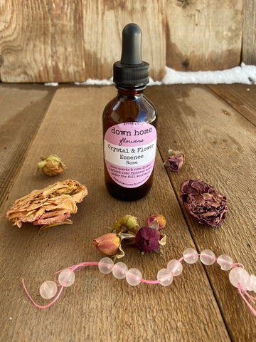 Crystal & Flower Essence - Rose