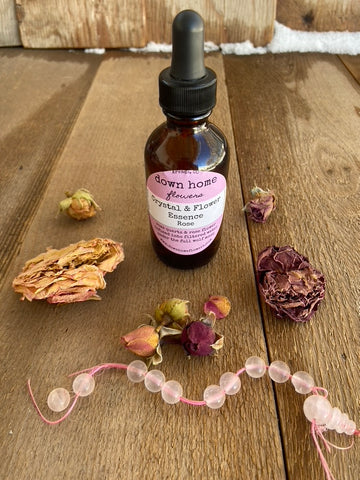 Crystal & Flower Essence - Rose