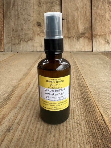 Lemon Balm & Aventurine Hydrosol Spray