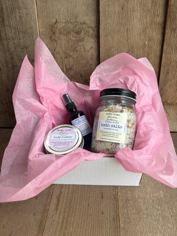 Lemongrass, Lavender & Rose Self-Care Bundle