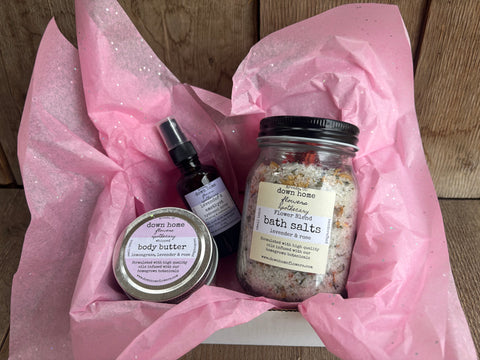 Lemongrass, Lavender & Rose Self-Care Bundle