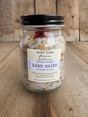 Lemongrass, Lavender & Rose Bath Salts