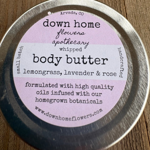 Lemongrass, Lavender & Rose Whipped Body Butter